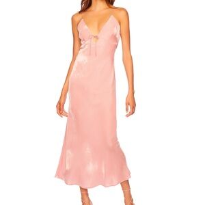 Susana Monaco Elegant Pink velvet Dress